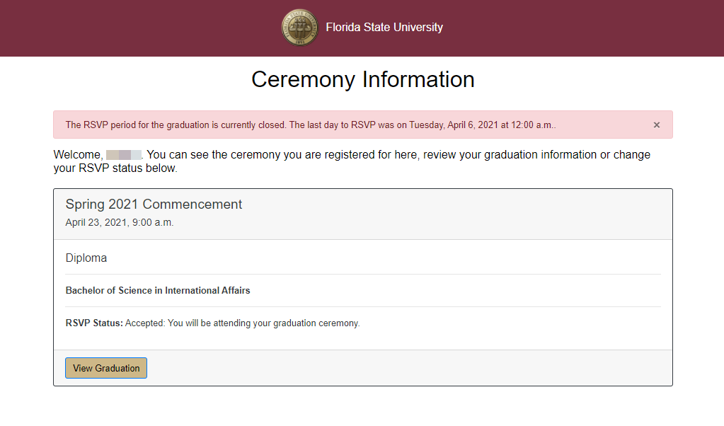 Ceremony Information