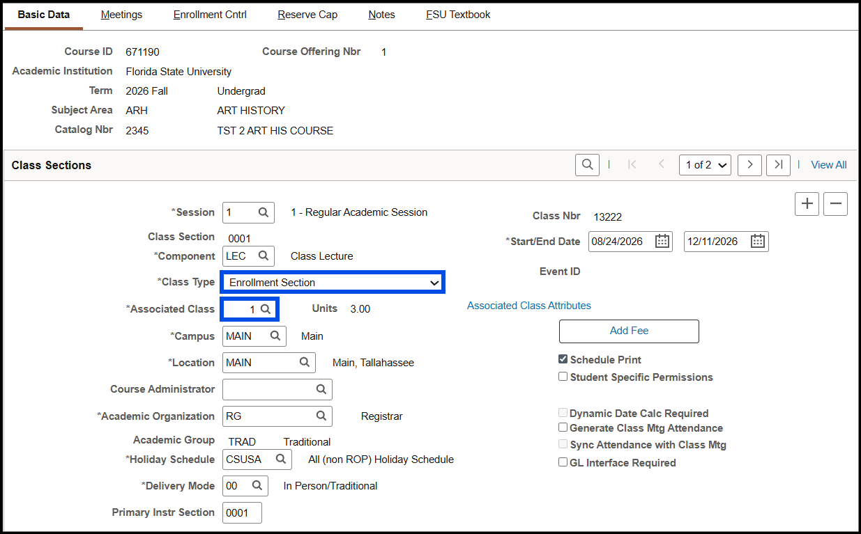 "Class Type & Associated Class Fields"