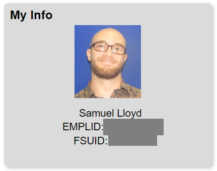 My Info Tile